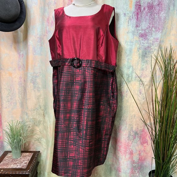 📌Dana Kay Beautiful Shiny Sleeveless Dress with 1/2 Sleeves Jacket - Picture 10 of 16